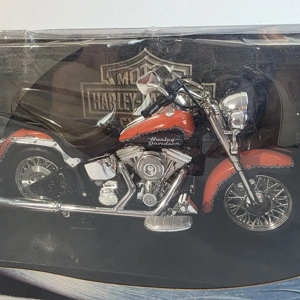 Hot Wheels 100% Harley-Davidson Softail 1:10 Scale Diecast Motorcycle – New